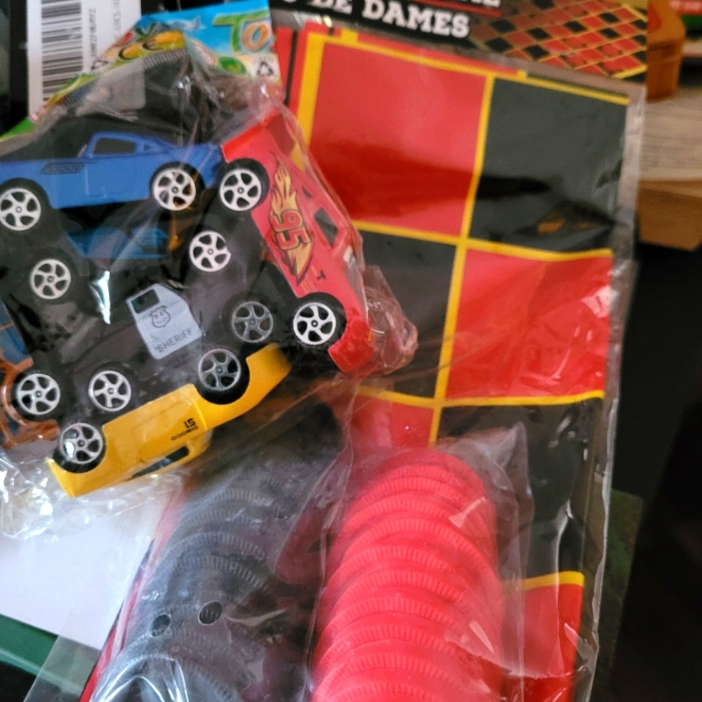 Checkers and cars
